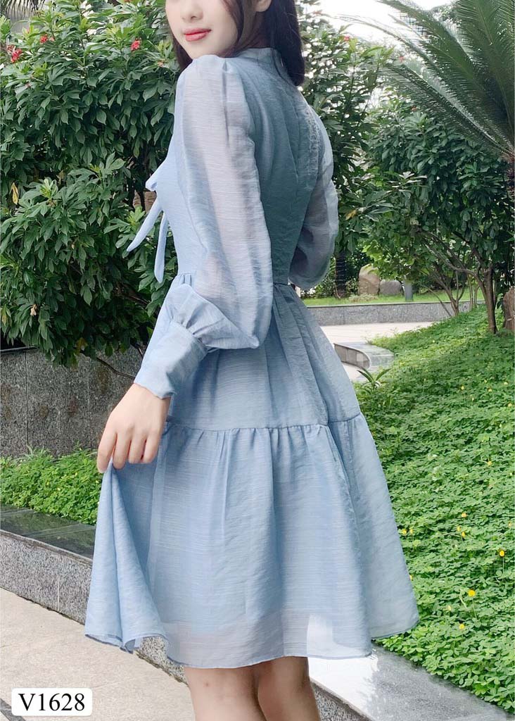 blue-dresses-for-women-with-bow-ties-v1628-3