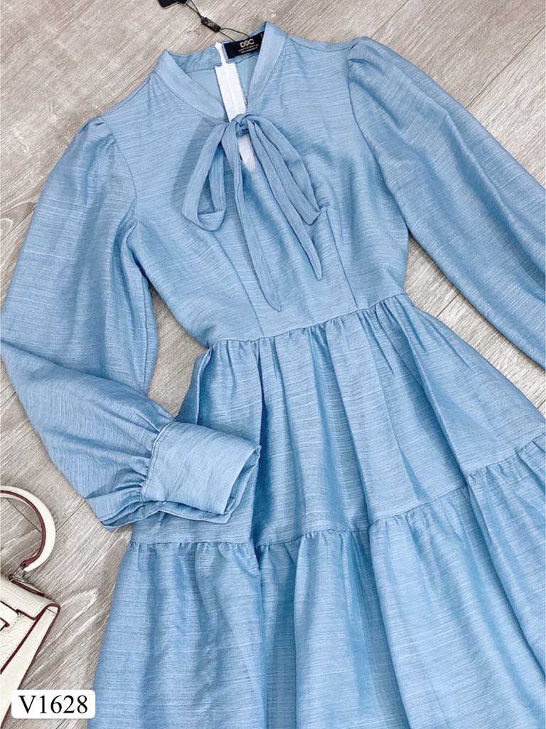blue-dresses-for-women-with-bow-ties-v1628-4