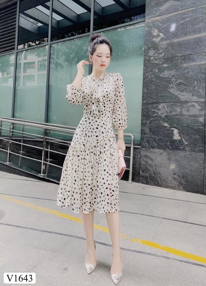 polka-dot-womens-dresses-with-bow-ties-v1643-1