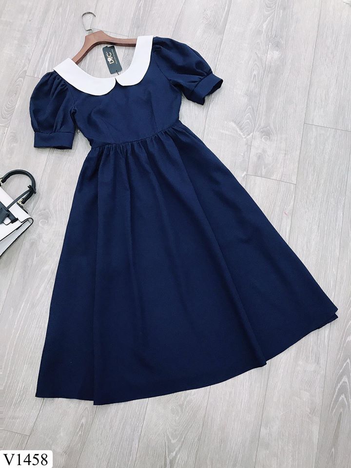 charcoal-blue-midi-dresses-v1458-5