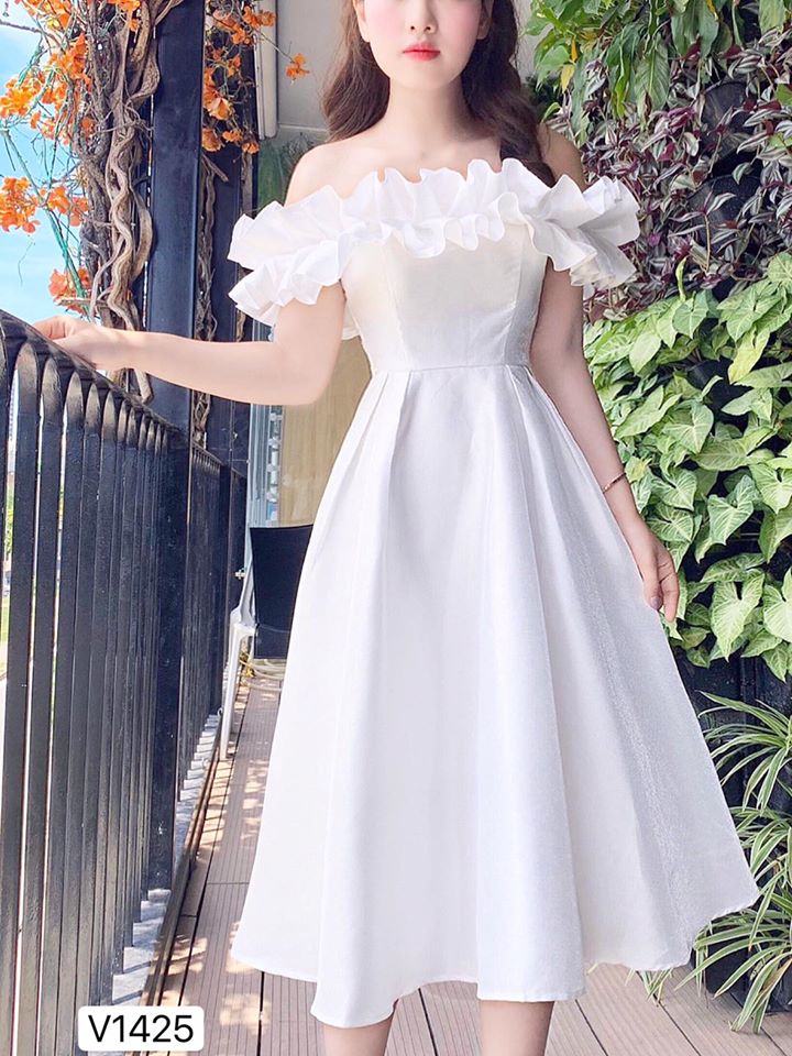 white-party-dress-shoulder-v1425-3